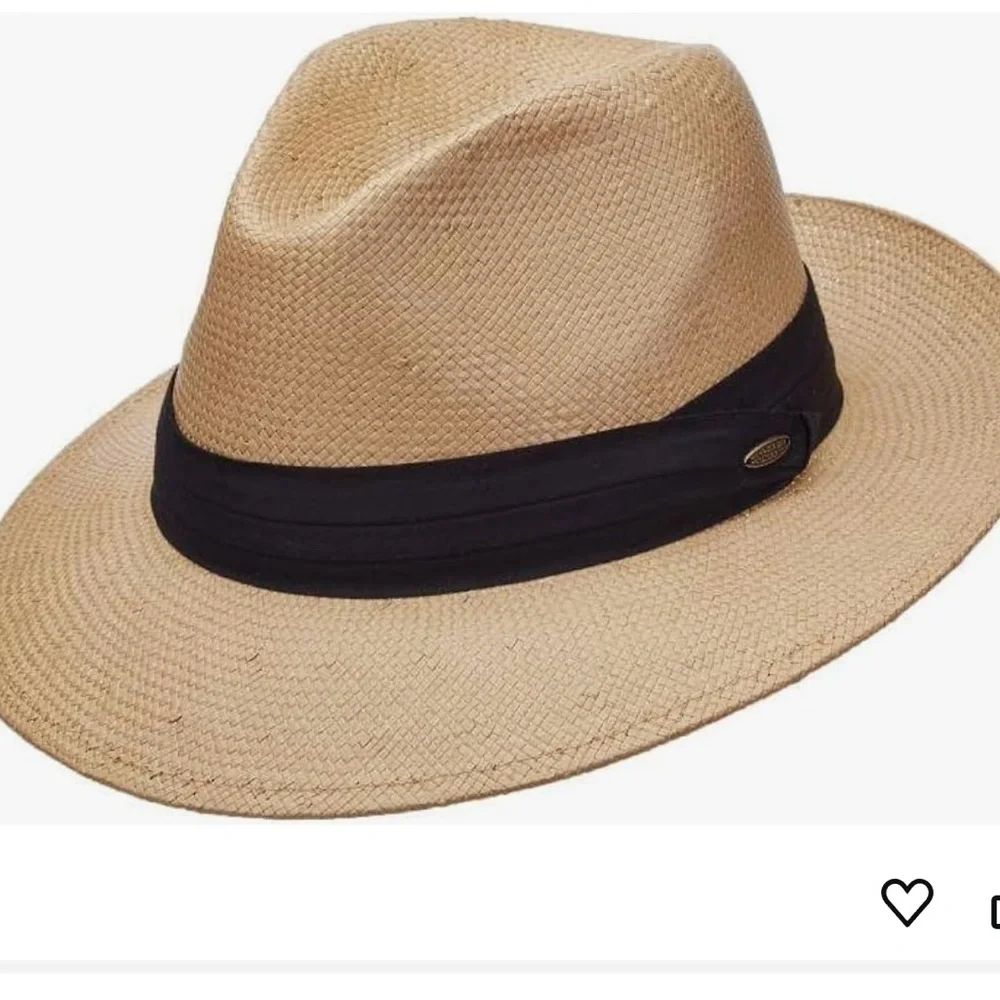 NWT Scala Men's Toyo Safari Hat with Black Trim Size S/M - Picture 3 of 14